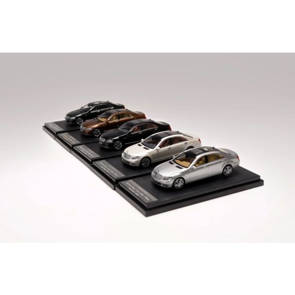 画像7: MOTORHELIX 1:64 Mercedes Benz S Class S600L W221 Dark Green/Black Interior