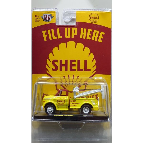 画像1: M2 Machines 1/64 1970 Chevrolet C60 Tow Truck "SHELL" - Yellow
