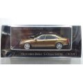 MOTORHELIX 1:64 Mercedes Benz S Class S600L W221 Brown/Beige Interior