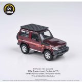 PARAGON 1/64 Toyota Land Cruiser 71 2014 Red (RHD) with roof rack