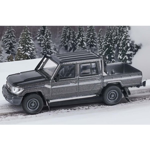 画像1: PARAGON 1/64 Toyota Land Cruiser Dbl Cab LC79 2014 Graphite Gray (RHD)