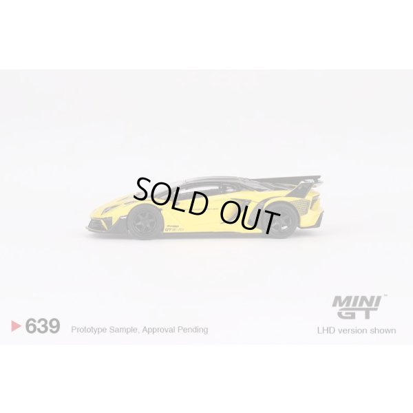 画像3: MINI GT 1/64 LB-Silhouette WORKS Lamborghini Aventador GT EVO Yellow (LHD)