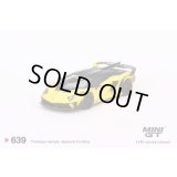 MINI GT 1/64 LB-Silhouette WORKS Lamborghini Aventador GT EVO Yellow (LHD)