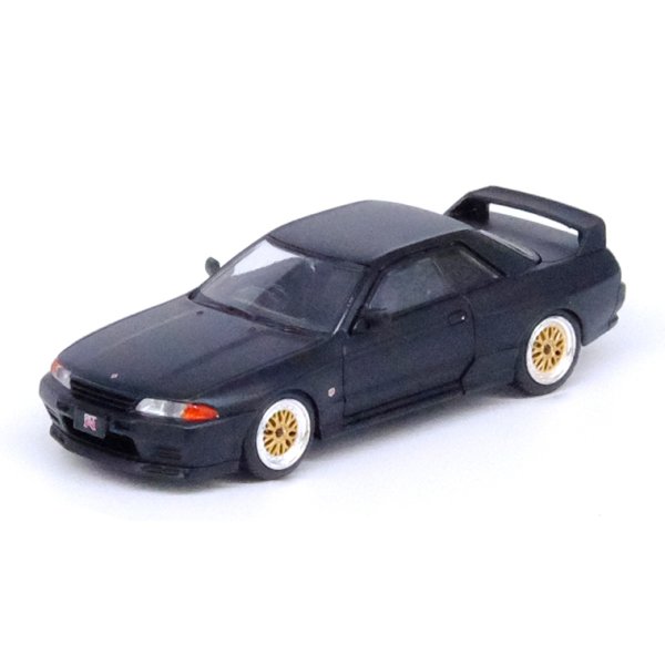 画像2: INNO Models 1/64 Nissan Skyline GT-R (R32) Matte Black The Diecast Company Special Edition