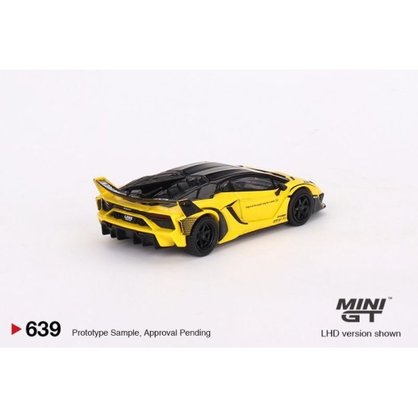 画像2: MINI GT 1/64 LB-Silhouette WORKS Lamborghini Aventador GT EVO Yellow (RHD)