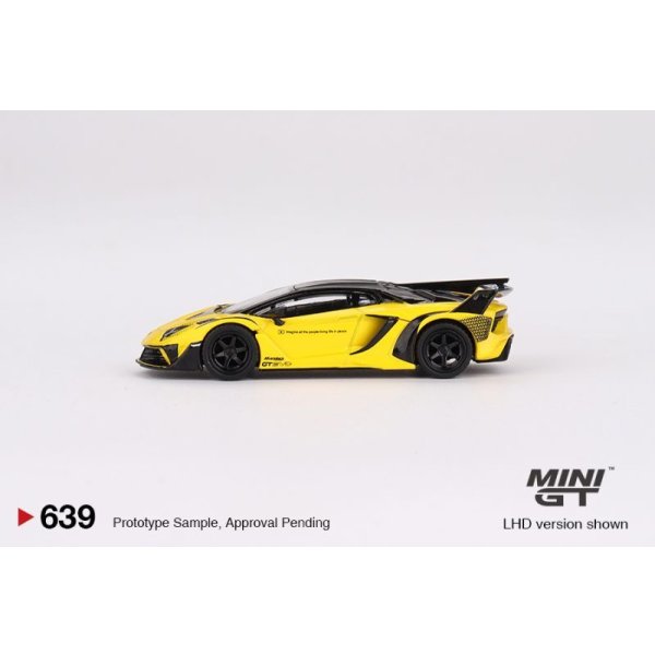 画像3: MINI GT 1/64 LB-Silhouette WORKS Lamborghini Aventador GT EVO Yellow (RHD)