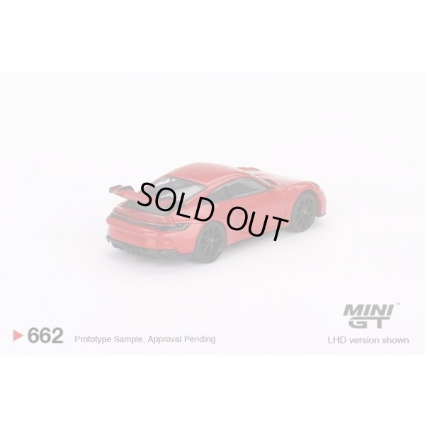 画像2: MINI GT 1/64 Porsche 911(992) GT3 Touring Guards Red (RHD)