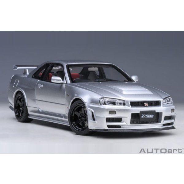 画像16: AUTOart 1/18 Nismo R34 GT-R Z-tune (Z-tune Silver)