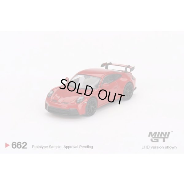 画像1: MINI GT 1/64 Porsche 911(992) GT3 Touring Guards Red (RHD)