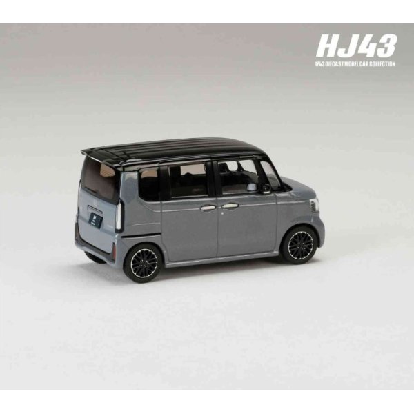 画像3: Hobby JAPAN 1/43 Honda N-BOX CUSTOM Slate Gray Pearl & Black