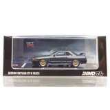 INNO Models 1/64 Nissan Skyline GT-R (R32) Matte Black The Diecast Company Special Edition