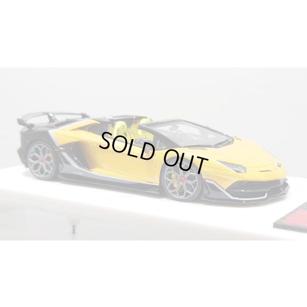画像5: EIDOLON 1/43 Lamborghini Aventador SVJ Roadster 2020 2 tone paint Grande Giallo pearl / Metallic Black Limited 37 pcs.