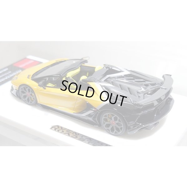 画像12: EIDOLON 1/43 Lamborghini Aventador SVJ Roadster 2020 2 tone paint Grande Giallo pearl / Metallic Black Limited 37 pcs.