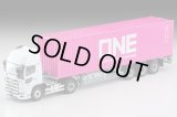 TOMYTEC 1/64 Limited Vintage NEO Hino Profia 40ft marine container trailer (東邦車輛TC36H1C34) Ocean Network Express