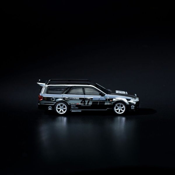 画像6: POP RACE 1/64 Nissan Stagea Chrome Silver