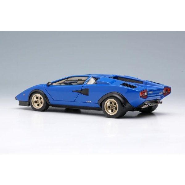 画像3: EIDOLON 1/43 Lamborghini Countach LP400 Speciale Ch.1120222 現存型 Blue / Black Limited 50 pcs.