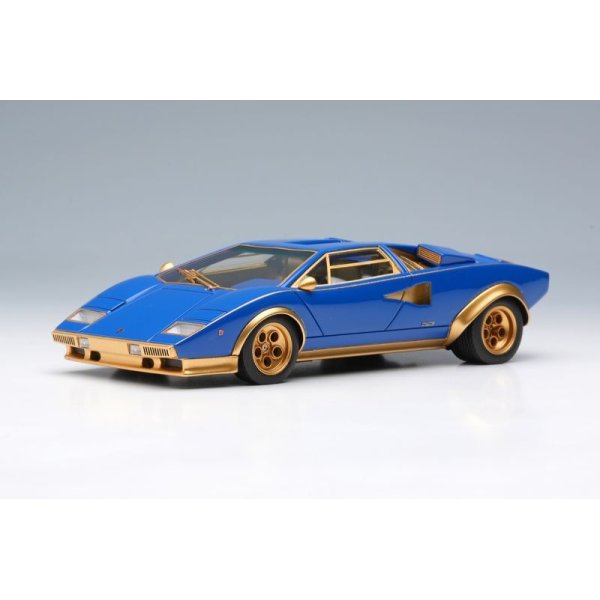 画像2: EIDOLON 1/43 Lamborghini Countach LP400 Speciale Ch.1120222 "Port au Prince" 1976 Blue / Gold