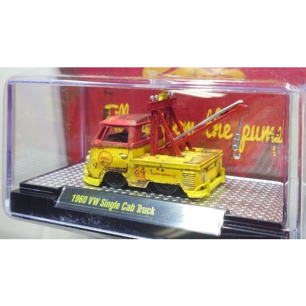 画像4: M2 Machines 1/64 1960 Volkswagen Single Cab Tow Truck SHELL Yellow / Red