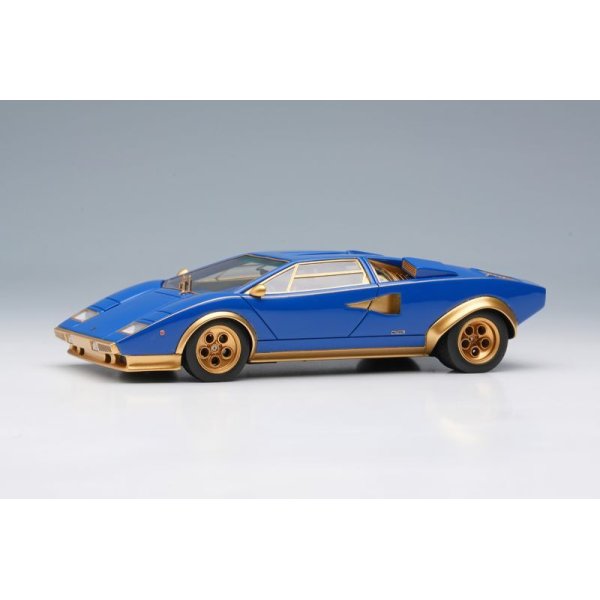 画像1: EIDOLON 1/43 Lamborghini Countach LP400 Speciale Ch.1120222 "Port au Prince" 1976 Blue / Gold