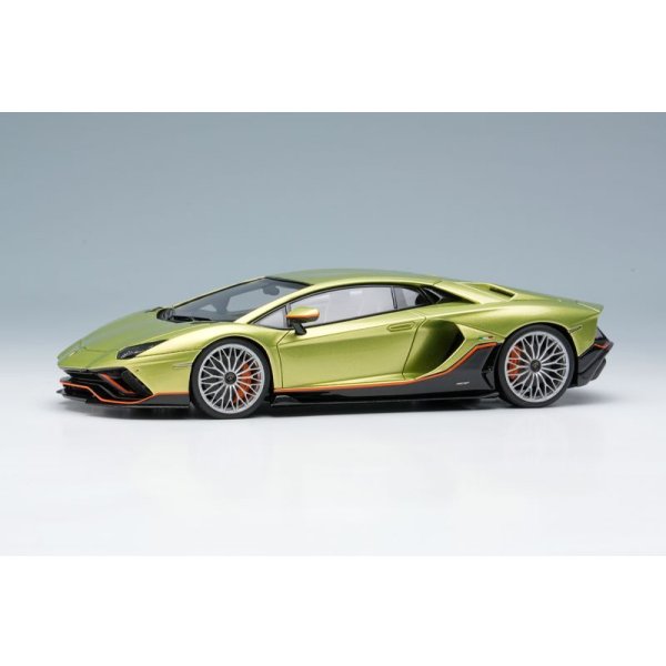 画像1: EIDOLON COLLECTION 1/43 Lamborghini Aventador LP780-4 Ultimae 2021 (Dianthus Wheel) Verde Citoria / Black Limited 60 pcs.