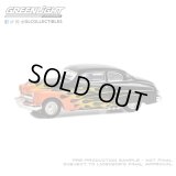GREEN LiGHT EXCLUSIVE 1/64 Flames The Series - 1949 Mercury Eight 2-Door Coupe - Black with Flames