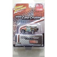 JOHNNY LIGHTNING 1/64 1980 Toyota Land Cruiser Matte Blue / Weathered