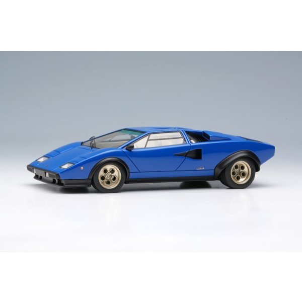 画像1: EIDOLON 1/43 Lamborghini Countach LP400 Speciale Ch.1120222 現存型 Blue / Black Limited 50 pcs.