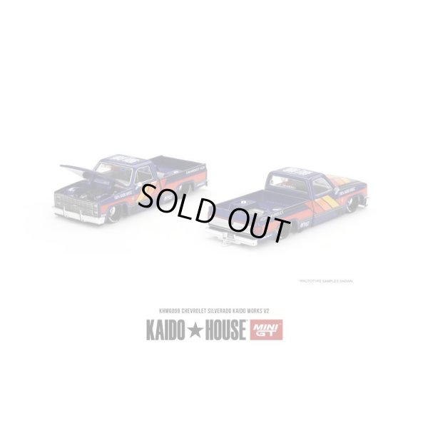 画像1: MINI GT 1/64 Chevrolet Silverado KAIDO V2 (LHD)