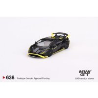 MINI GT 1/64 Lamborghini Huracan STO Nero Noctis (LHD)