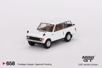 MINI GT 1/64 Range Rover Davos White (RHD)