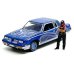 画像2: JOHNNY LIGHTNING 1/64 1984 Oldsmobile Cutlass Lowrider Blue with Lowrider Enthusiast Figure (2)