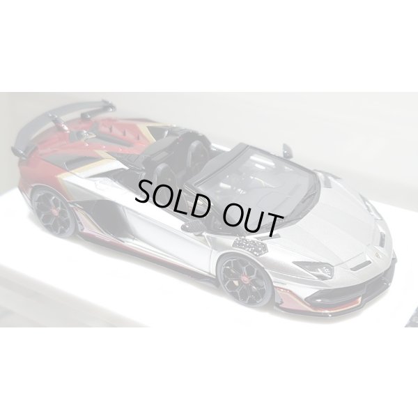 画像11: EIDOLON 1/43 Lamborghini Aventador SVJ Roadster 2020 2 tone paint Silver / Vino Rosso Limited 35 pcs.