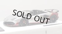 EIDOLON 1/43 Lamborghini Aventador SVJ Roadster 2020 2 tone paint Silver / Vino Rosso Limited 35 pcs.