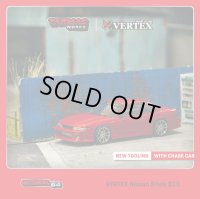 Tarmac Works 1/64 VERTEX Nissan Silvia S13 Red Metallic