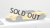 EIDOLON 1/43 Lamborghini Aventador LP780-4 Ultimae 2021 (Leirion Wheel) Grande Giallo Pearl Carbon Roof Limited 35 pcs.