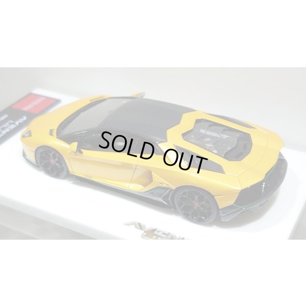 画像12: EIDOLON 1/43 Lamborghini Aventador LP780-4 Ultimae 2021 (Leirion Wheel) Grande Giallo Pearl Carbon Roof Limited 35 pcs.