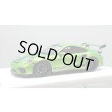 EIDOLON 1/43 Porsche 911 (991.2) GT3 RS 2018 Giallo Verde Pearl with Body Stirpes Limited 32 pcs.