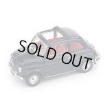 BRUMM 1/43 FIAT 500L 1968-1972 Open Blue Black Red Interior