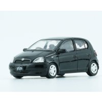 BM CREATIONS 1/64 Toyota Yaris / Echo / Vitz 1998 5-door Black (RHD)