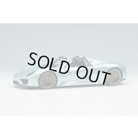 EIDOLON COLLECTION 1/43 Porsche 918 Spyder 2011 Liquid Metal Chrome Blue Limited 100 pcs.