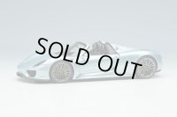 EIDOLON COLLECTION 1/43 Porsche 918 Spyder 2011 Liquid Metal Chrome Blue Limited 100 pcs.