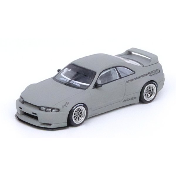 画像2: INNO Models 1/64 Nissan Skyline GT-R (R33) Pandem/Rocket Bunny Matte Cement Gray