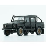 BM CREATIONS 1/64 Land Rover Defender 110 Pickup 2016 Black (RHD) 4x4 Accessory Pack