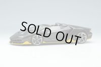 EIDOLON COLLECTION 1/43 Lamborghini Centenario Roadster LP770-4 2016 Visible Carbon / Yellow Stripe Limited 100 pcs.