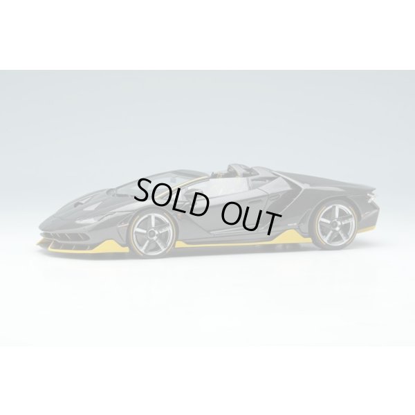 画像1: EIDOLON COLLECTION 1/43 Lamborghini Centenario Roadster LP770-4 2016 Visible Carbon / Yellow Stripe Limited 100 pcs.