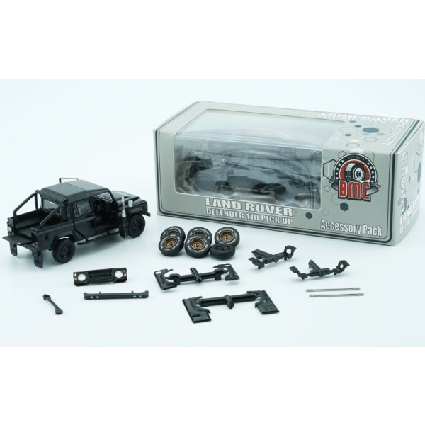 画像11: BM CREATIONS 1/64 Land Rover Defender 110 Pickup 2016 Black (RHD) 4x4 Accessory Pack