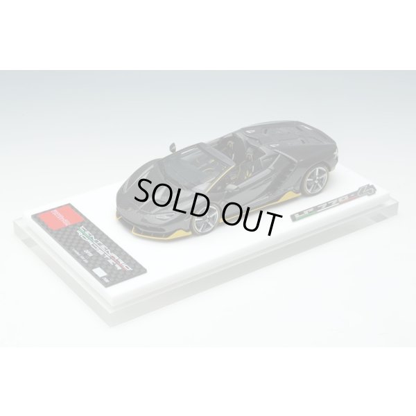 画像13: EIDOLON COLLECTION 1/43 Lamborghini Centenario Roadster LP770-4 2016 Visible Carbon / Yellow Stripe Limited 100 pcs.