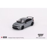 MINI GT 1/64 Honda Civic Type R 2023 Sonic Gray Pearl (RHD)