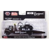 M2 Machines 1/64 1956 Ford COE & 1932 Ford 3 Window Coupe MOON Equipped Black