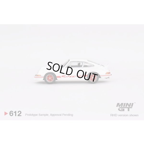 画像3: MINI GT 1/64 Porsche 911 Carrera RS 2.7 Grand Prix White/Red Livery (LHD)